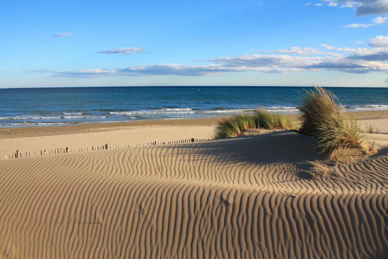 South-Of-France T2 Neuf Haut De Gamme, Climatise, Parking Gratuit, 2Eme Ligne Balcon Carnon-Plage Bagian luar foto