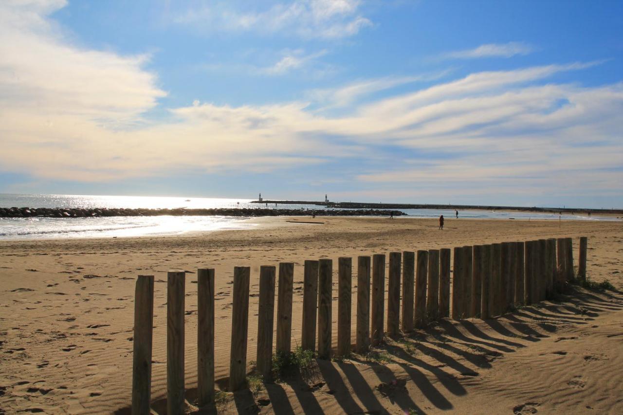 South-Of-France T2 Neuf Haut De Gamme, Climatise, Parking Gratuit, 2Eme Ligne Balcon Carnon-Plage Bagian luar foto