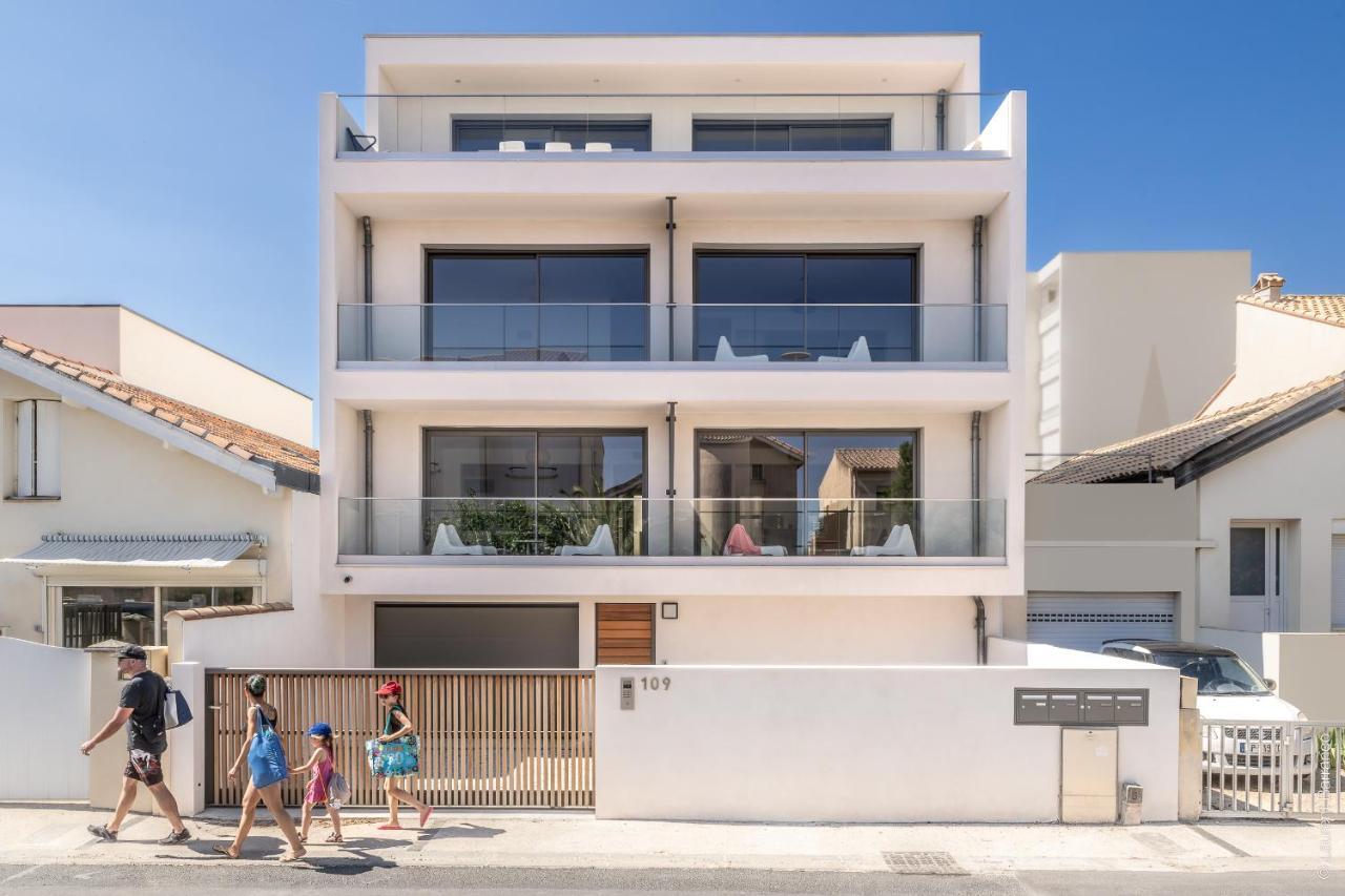 South-Of-France T2 Neuf Haut De Gamme, Climatise, Parking Gratuit, 2Eme Ligne Balcon Carnon-Plage Bagian luar foto